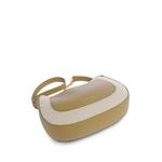 leather-trim canvas shoulder bag 3