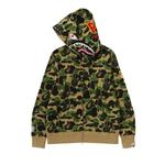 Толстовки на молнии BAPE ABC Camo Shark Full Zip Hoodie 'Green' 2