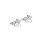 Запонки Racehorse из хромированного сплава 1
