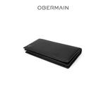 RFID Длинный кошелек из натуральной кожи черный 4