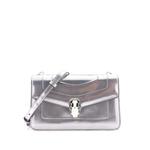Маленькая сумка на плечо Serpenti Forever Square Metallic 1