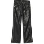Широкие джинсы P018 Side-Zip Coated 1