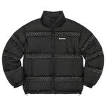 Пуховики Supreme x B.B. Simon Studded Puffer Jacket 'Черный' 1