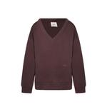 V-neck logo-embroidered sweater 1