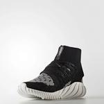 Кроссовки Adidas Tubular Doom Primeknit 'Black White' 1