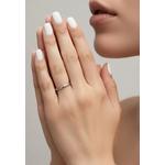 Минималистичное кольцо-стек Camille Minimal Stacker Ring в серебре 4