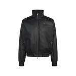 studded logo-patch jacket 1
