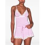 lace-trim ribbed top 2