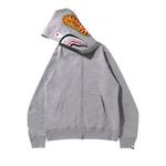Толстовки на молнии BAPE Shark Full Zip Hoodie 'Grey' 2