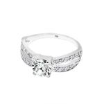 Swarovski® Гламурное кольцо-солитер – 925 серебро 3