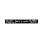 Шарф Palm Angels Gothic Monogram Scarf 'Black/White' 1