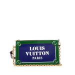 Сумка на плечо Lexington Pouch Parisian Street Sign Printed Leather and Monogram Canvas 1