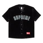 Джерси Supreme Velvet Baseball Jersey 'Черный' 1