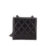 Маленькая сумка на плечо So Black Trendy CC Clutch with Chain Quilted Lambskin 2