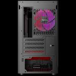 Okinos AQUA UNO Micro-ATX корпус - Scarlet черно-красный 5