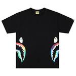 Футболки BAPE Rainbow Side Shark Tee 'Black' 1