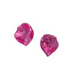 Серьги Petal из белого золота с сапфирами и топазами 1