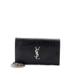 Большой клатч Classic Monogram Crocodile Embossed Leather 1