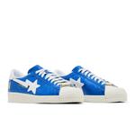 Кроссовки BAPE x adidas Superstar Vintage 'Blue White' 8