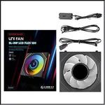 LIAN LI UNI FAN SL-INF LCD FLEX Reversed Blade 120mm Обратный одиночный вентилятор - Черный 4
