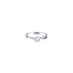 TOMEI кольцо-солитер с бриллиантом, белое золото 585/14K 1