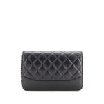 Сумка через плечо Gabrielle Wallet on Chain Quilted Aged Calfskin 2