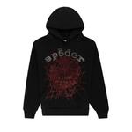 Худи Sp5der Rhinestone Og Web V2 Худи 'Чёрный' 1