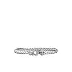 Серебряный браслет Cable Flex® Buckle с бриллиантами 1
