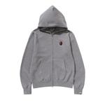 Толстовки на молнии BAPE One Point Full Zip Hoodie 'Grey' 1