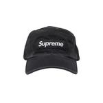 Кепки Supreme Washed Chino Twill Camp Cap 'Black' 1