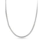 Колье Box Chain из желтого золота и серебра (2.7 мм) 1