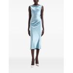 Платье миди асимметричного кроя с открытой спиной 2