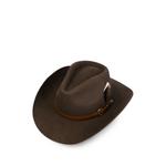 buckle-detail feather-trim hat 2