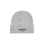 Шапки Supreme New Era Classic Logo Beanie 'Heather Grey' 1