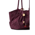Cherry Love мини-подвеска из замши - бордовый 2