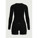 Черный комплект рашгарда Noir Wave Black Zip Front Rashguard Set 4