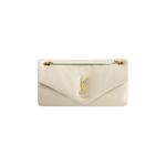 Сумки через плечо Saint Laurent Medium Calypso Chain Bag 'Crema' 1