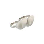 Кольца Givenchy G Tears Double Finger Ring 'Silver' 1