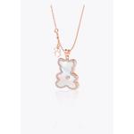 Vinstella Luvis Bear – Перламутр с кварцевым бриллиантом (розовое золото) 2