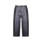cropped leather trousers 1