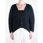 Плиссированный кардиган Unfurling Pleats с асимметричным подолом 2