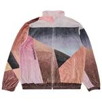 Куртка Supreme Geo Velour Track Jacket 'Pink' 1
