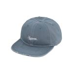 Кепки Supreme Distressed Script 6-Panel 'Slate' 1