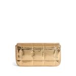 Клатч с эффектом металлик и логотипом 2