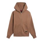Топы Pleasures Dragon Zip Hoodie 'Brown' 1
