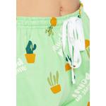 Clovia Chic Basic Top & Cactus Print Shorts Set в цвете мята — 100% хлопок 7