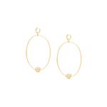 Puro Reversed hoop earrings 1