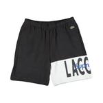 Шорты Supreme x Lacoste Logo Panel Sweatshort 'Black' 1
