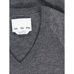 V-neck raglan-sleeve sweater 3