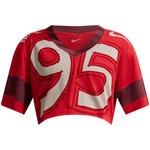 Джерси Nike Oversized Cropped Jersey 'University Red/Team Red/Chalk' 1